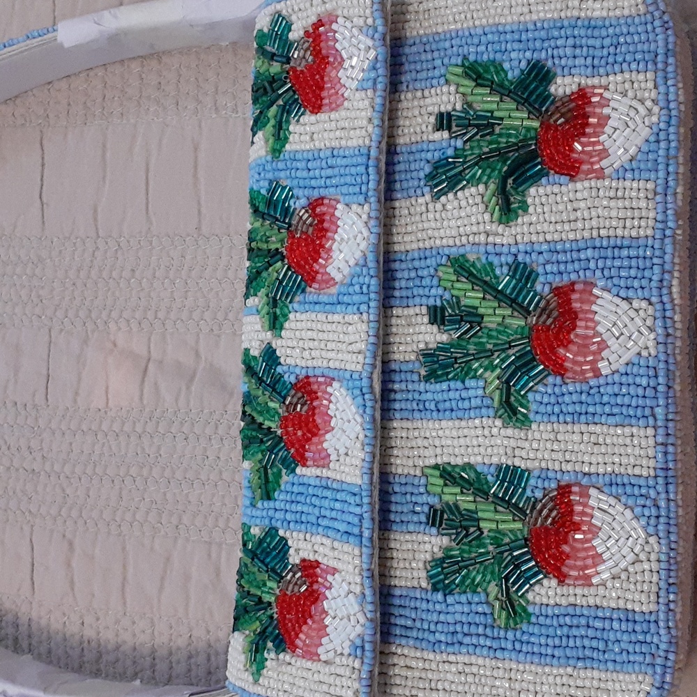Anthropologie Beaded Shoulder Bag